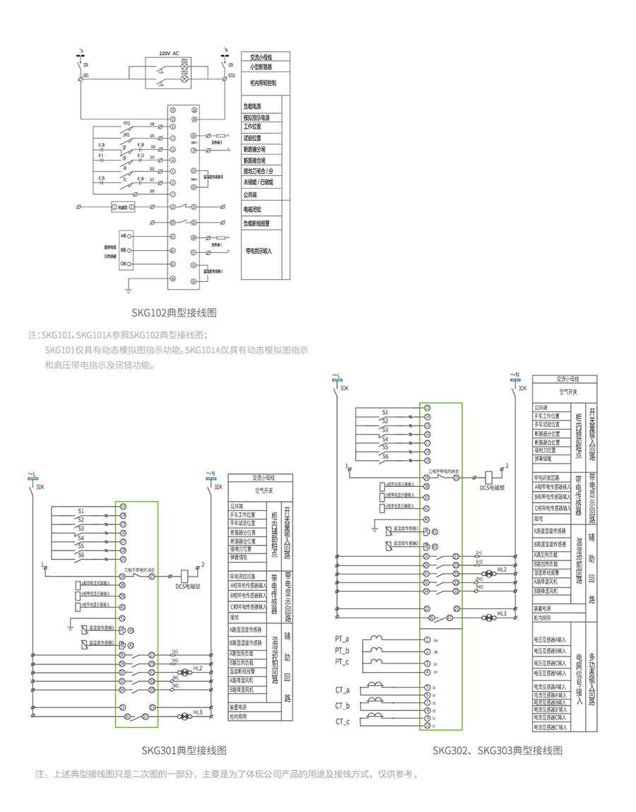 SKG Series Intelligent Control Device Typical Wiring