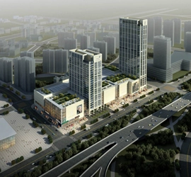 Wuhan merkezi İş bölgesi Oceanwide City Plaza